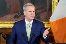 Kevin McCarthy says Trump’s calls to protest indictment are not ‘harmful’ but says Americans shouldn’t do it
