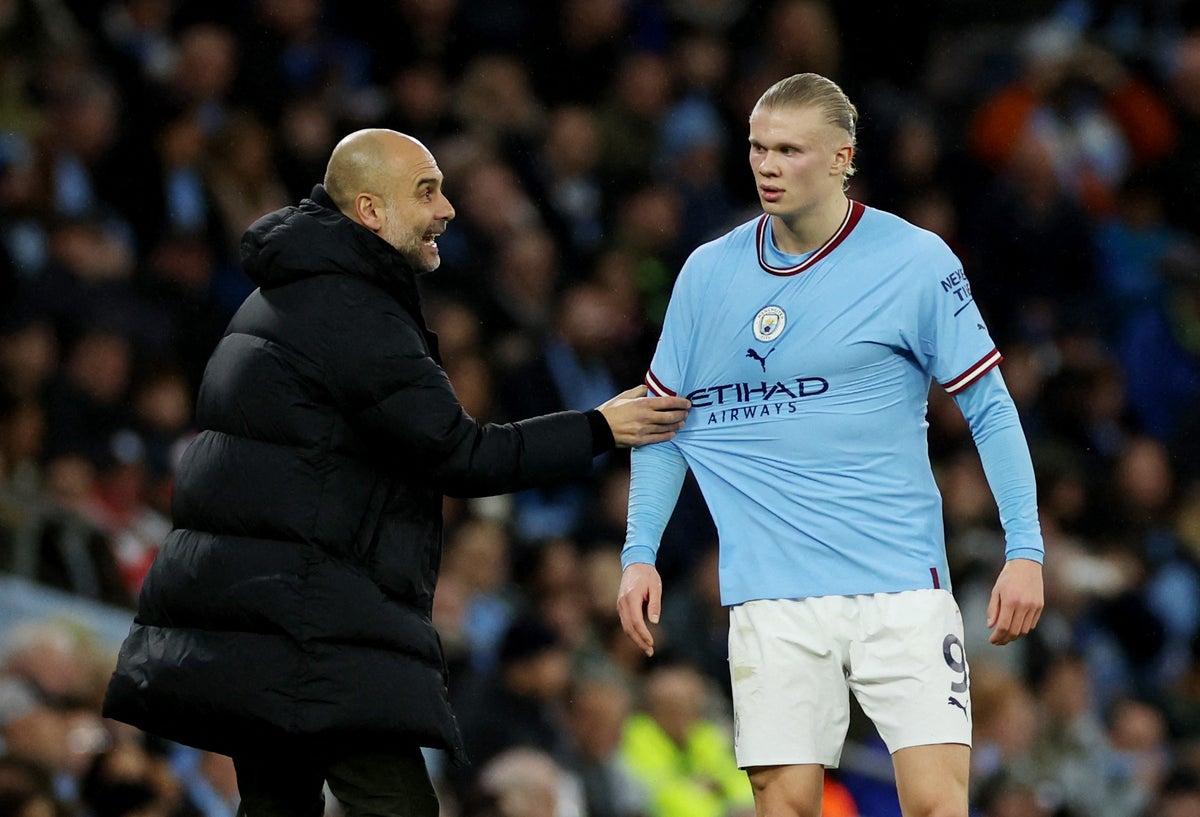 Pep Guardiola reveals 'problem' Erling Haaland will have | The Independent