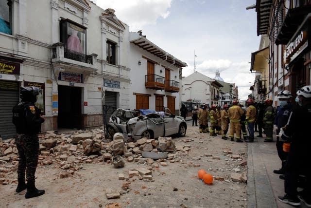 APTOPIX Ecuador Earthquake