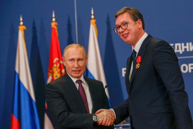 SERBIA PUTIN
