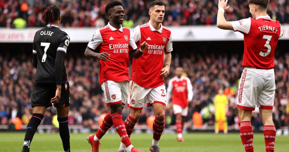 Arsenal vs Crystal Palace LIVE: Premier League result and final score as Bukayo Saka stars in four-goal win | The Independent
