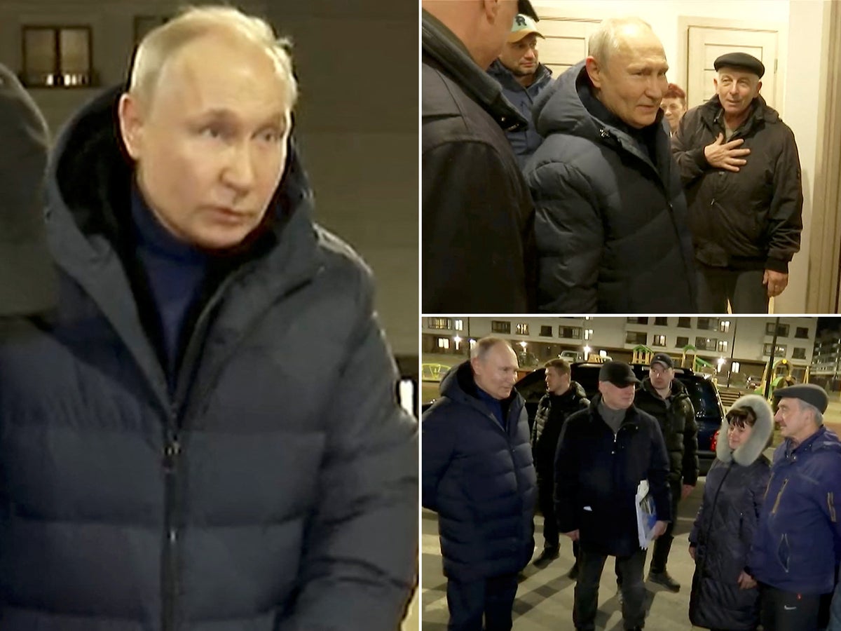 'Suçlu' Vladimir Putin, ICC'nin tutuklama emri çıkarmasının ardından harap olmuş Mariupol'u ziyaret etti