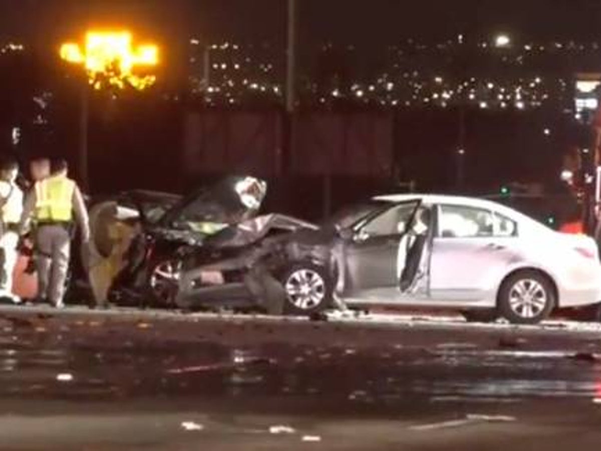 Four killed in fiery wrong-way crash on California freeway