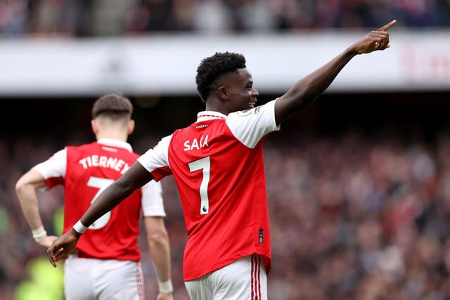 <p>Saka was the star as Arsenal turned on the style against Palace </p>