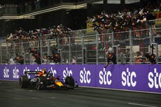 F1 RESULT: Fernando Alonso denied podium with another penalty after Sergio Perez wins Saudi GP