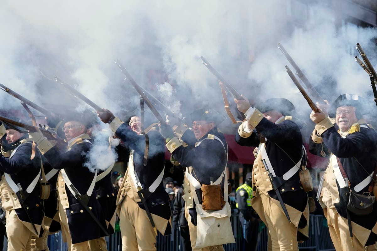 Boston celebrates at a chilly St. Patrick&rsquo;s Day parade