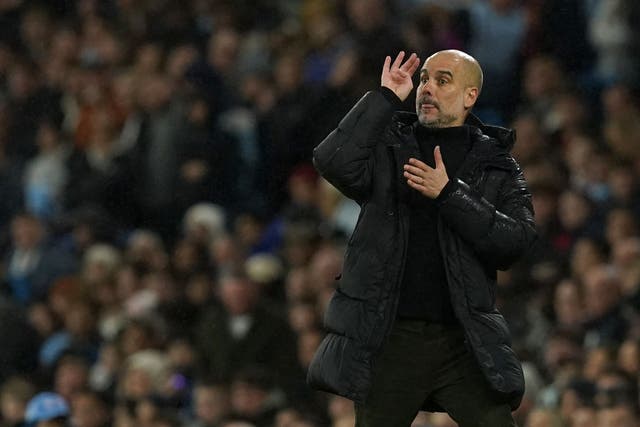 Pep Guardiola feels the fixture schedule has hampered Manchester City in the FA Cup (Martin Rickett/PA)