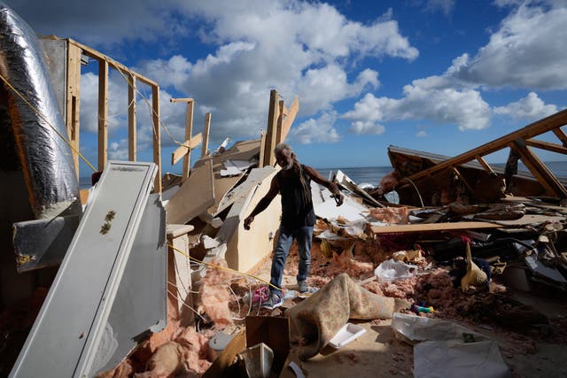 <p>The aftermath of Hurricane Nicole in Florida, November 2022. The UN’s leading science panel released its last in a series of damning climate reports on Monday </p>