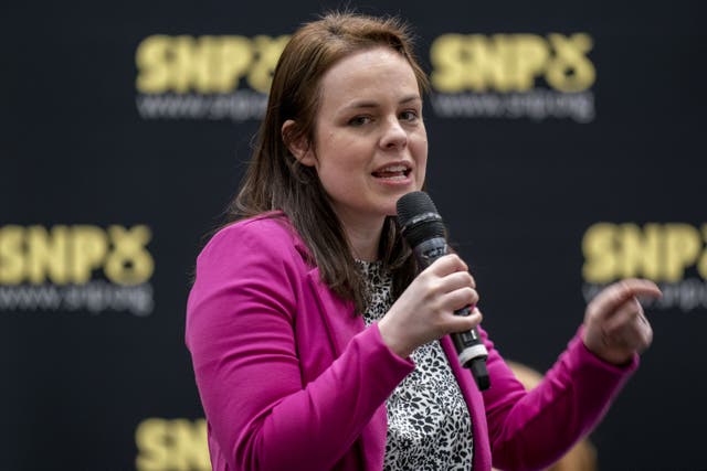 Kate Forbes said she has confidence in the process to find a new SNP leader (Jane Barlow/PA)