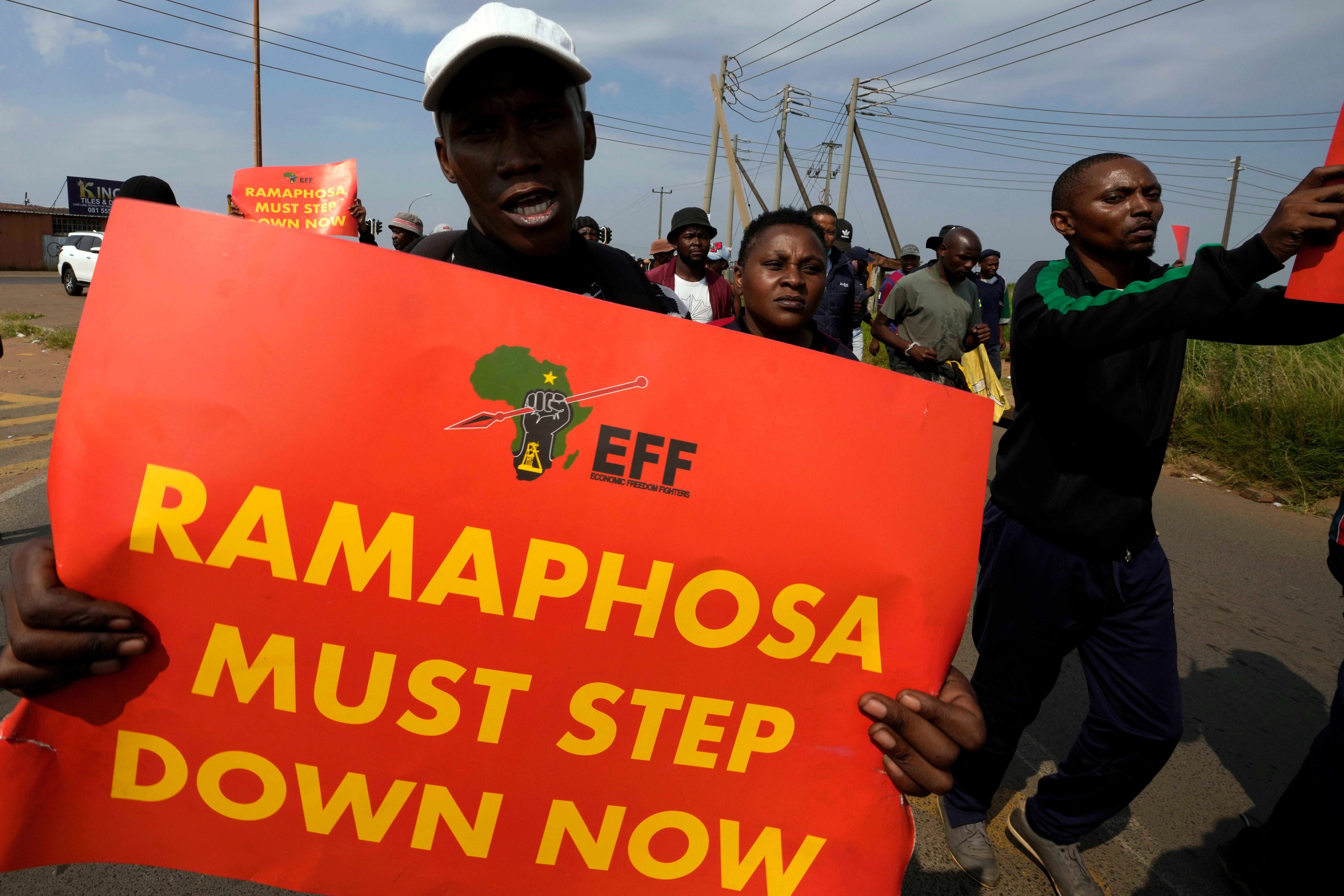 South Africa Protest