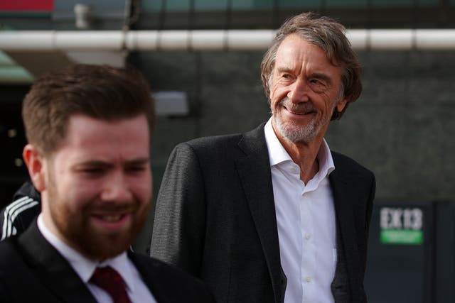 Prospective Manchester United owner Sir Jim Ratcliffe visited Old Trafford on Friday (Peter Byrne/PA)