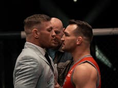 Conor McGregor and Michael Chandler face off for first time