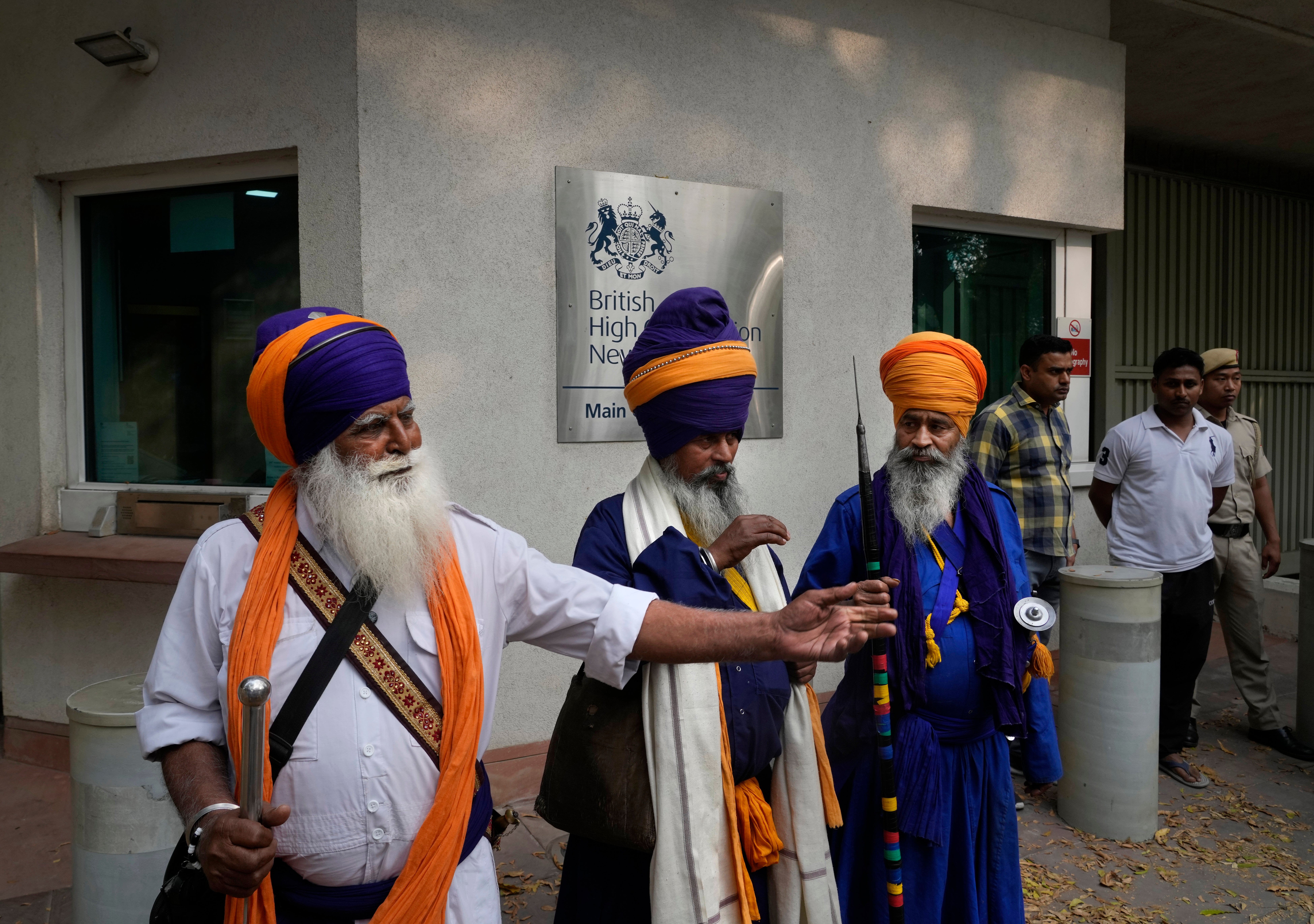 India Britain Protest