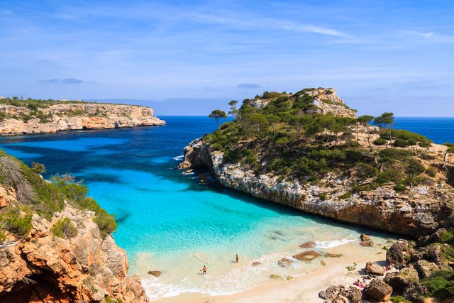 <p>Calo des Moro beach in Mallorca</p>