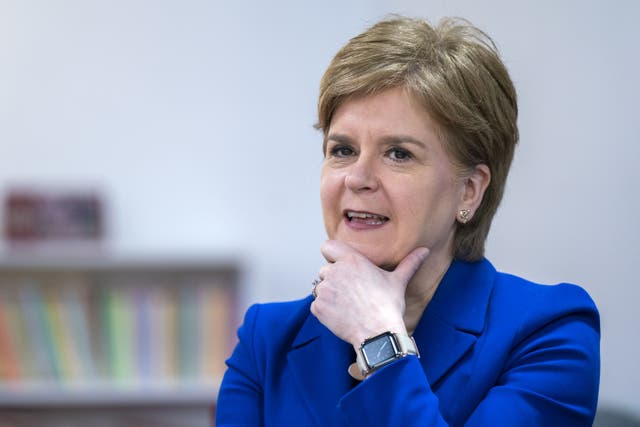 <p>Nicola Sturgeon revealed she was undergoing a miscarriage while at a memorial event (Jane Barlow/PA)</p>