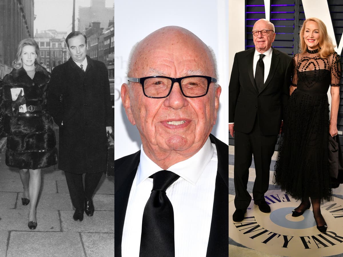 Rupert Murdoch: Timeline of the billionaire’s marriages and divorces, from Ann Lesley Smith to Wendy Deng and Jerry Hall