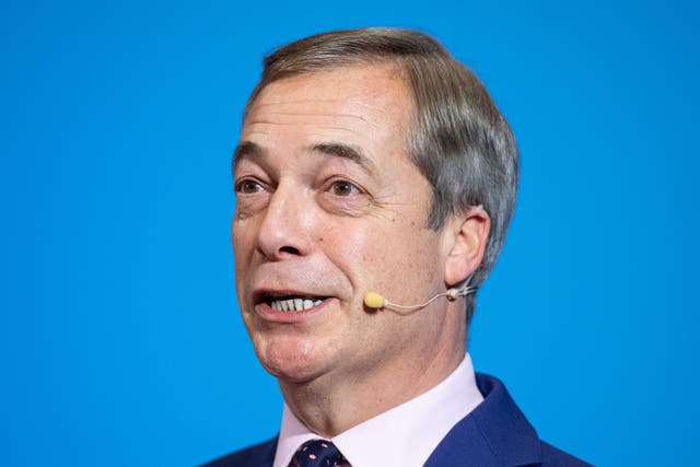 <p>Nigel Farage, honorary president of Reform UK party</p>