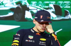 Max Verstappen irritated after finishing behind Red Bull team-mate Sergio Perez