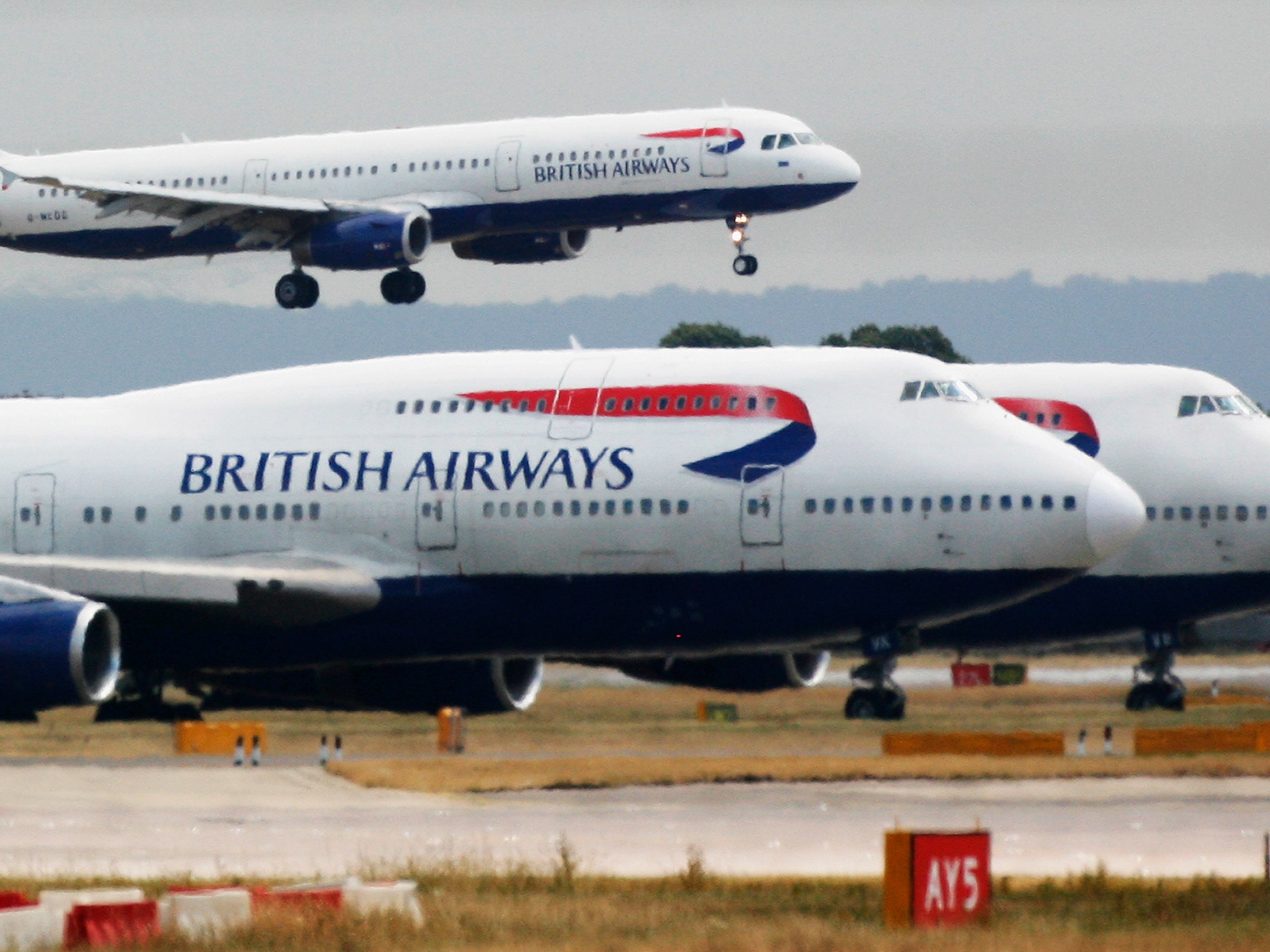 On schedule? British Airways has cancelled 50 short-haul flights on Thursday due to French air-traffic control strikes