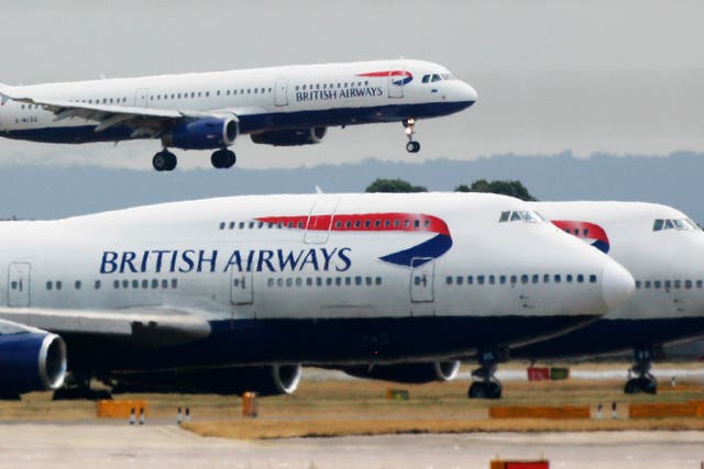 <p>On schedule? British Airways has cancelled 50 short-haul flights on Thursday due to French air-traffic control strikes</p>