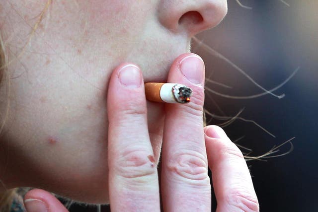 There are higher rates of smoking in deprived areas (Sean Dempsey/PA)
