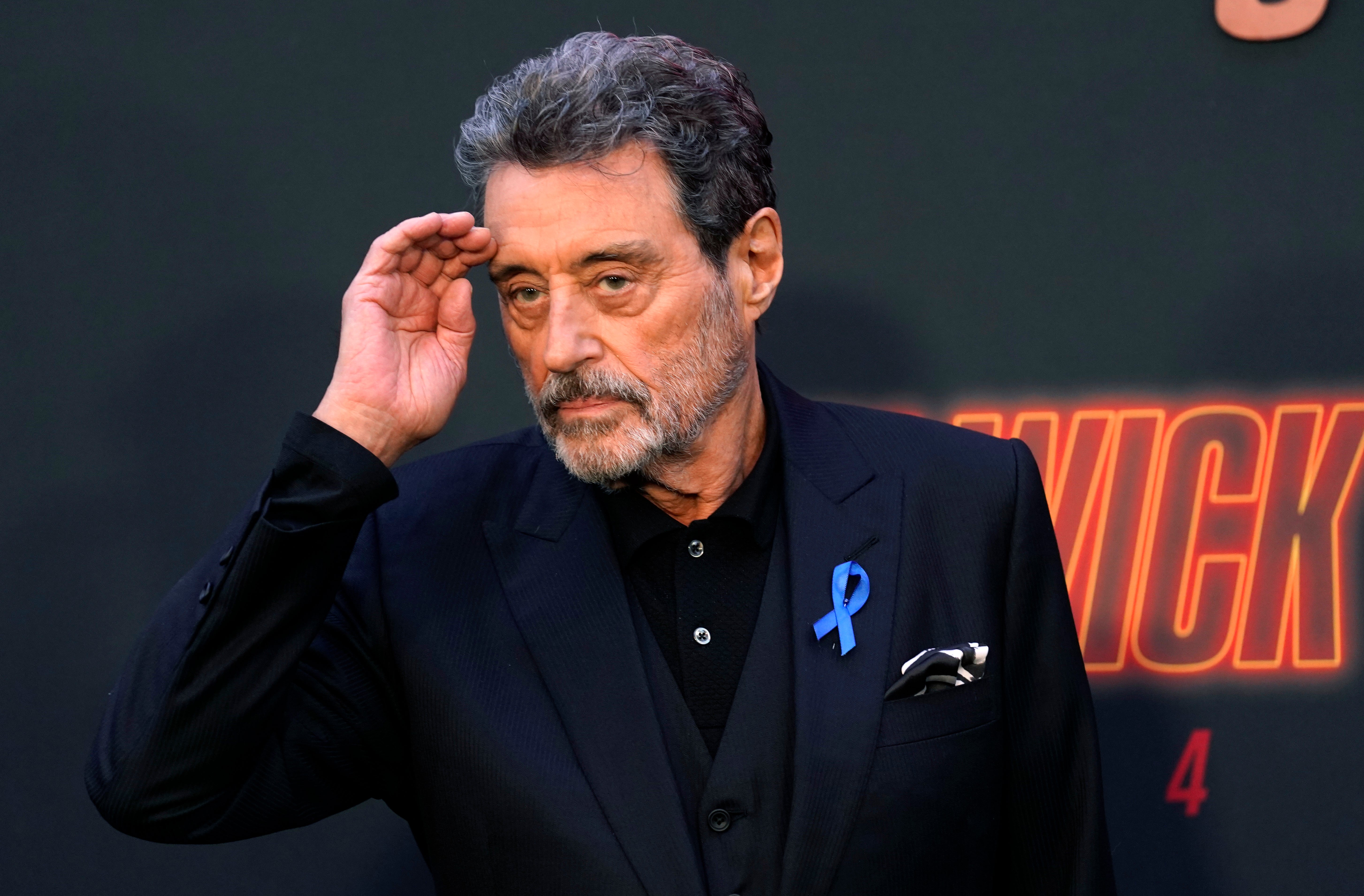 Ian McShane at the LA Premiere of ‘John Wick: Chapter 4’ in 2023