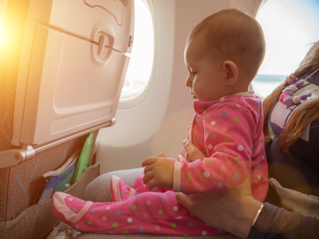 <p> Most airlines currently allow children aged under two-years-old to fly for free on their parent or guardian’s lap</p>
