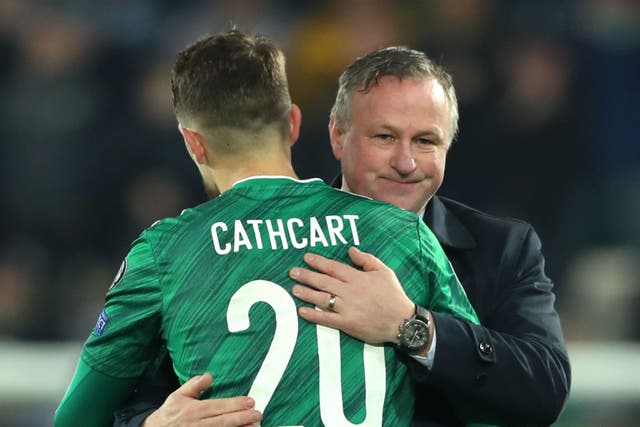 Craig Cathcart has been named Northern Ireland captain by manager Michael O’Neill (Liam McBurney/PA)