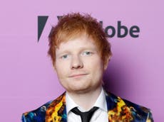 Ed Sheeran says he felt ‘embarrassed’ by mental health struggles ‘as a father’