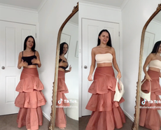 Woman sparks debate over wedding guest attire with different crop top options