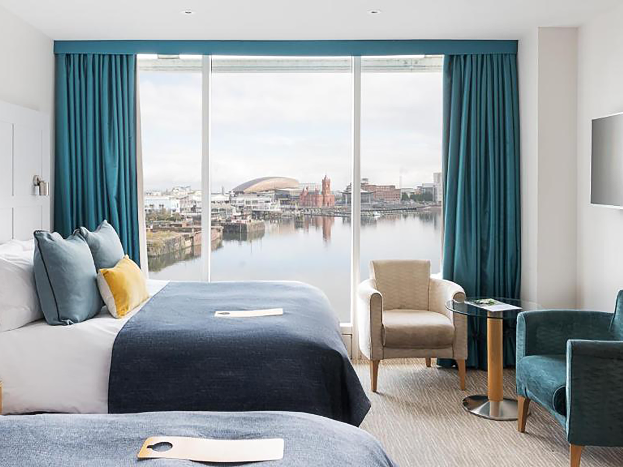 This hotel comes with dreamy views across the water