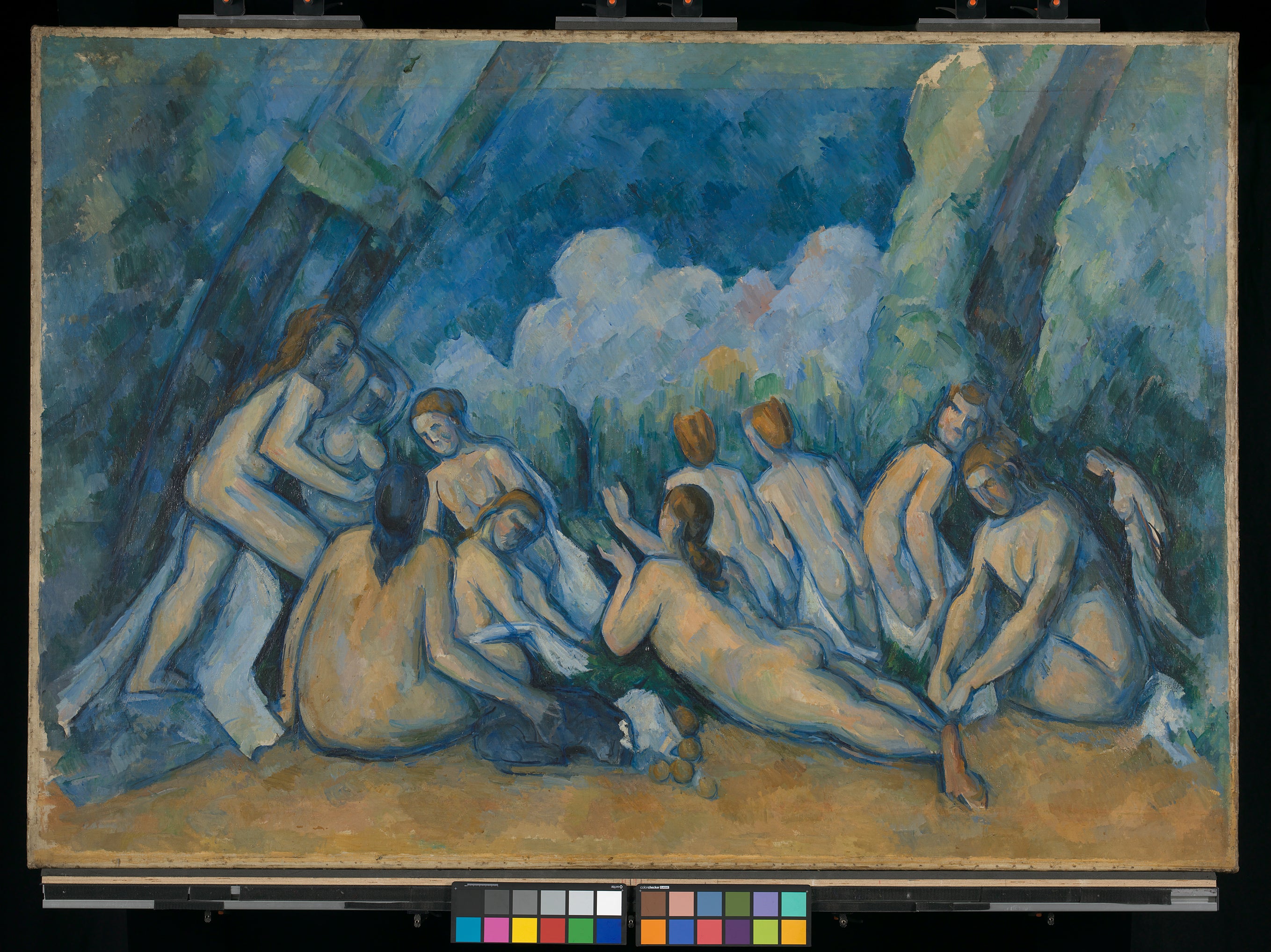 ‘Bathers (Les Grandes Baigneuses)’, Paul Cézanne, about 1894 – 1905