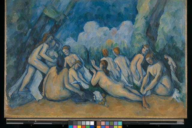 <p>‘Bathers (Les Grandes Baigneuses)’, Paul Cézanne, about 1894 – 1905</p>
