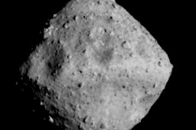 The Ryugu asteroid from which the samples were collected (Jaxa/PA)