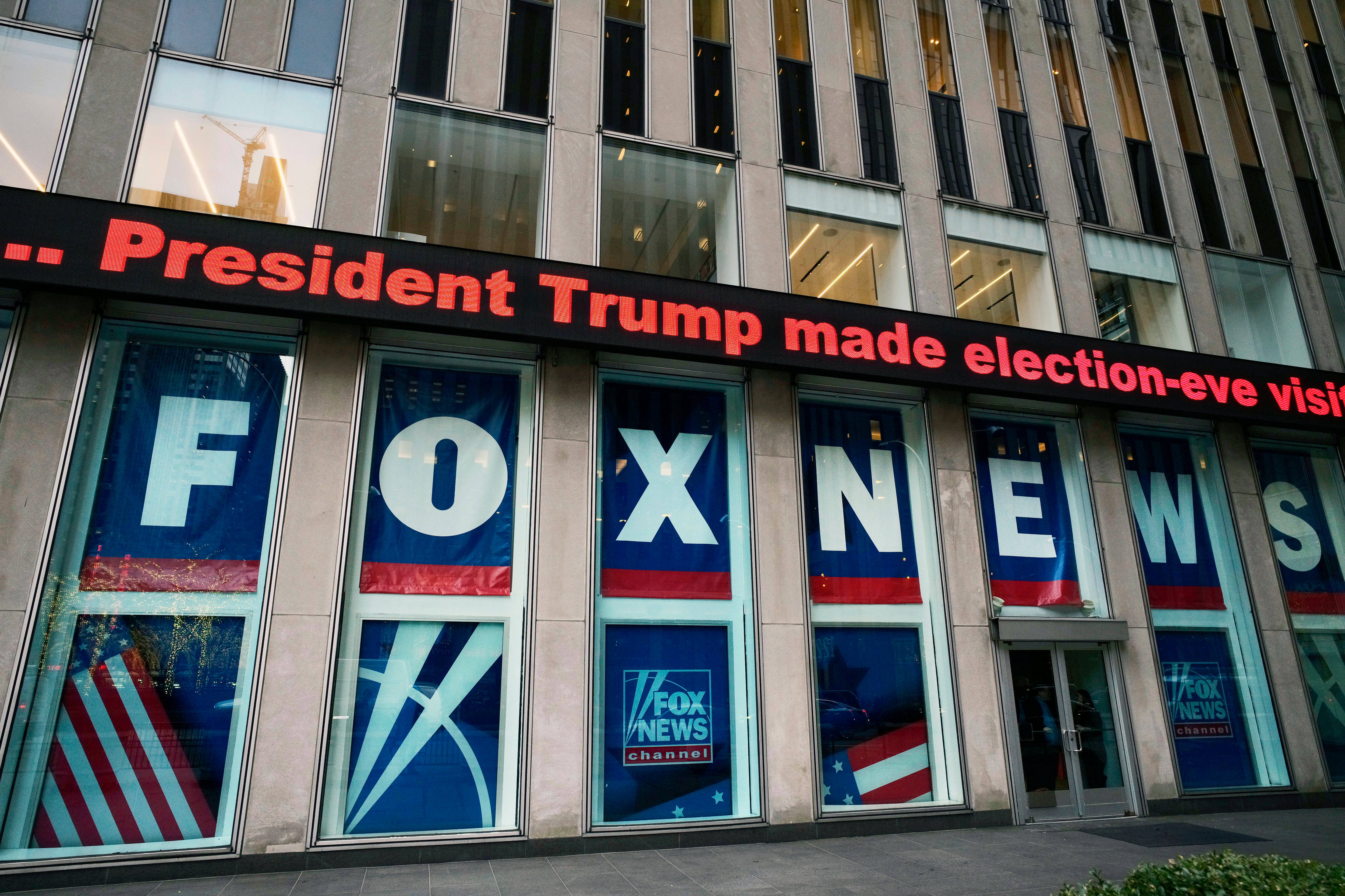 Fox News headquarters in New York.