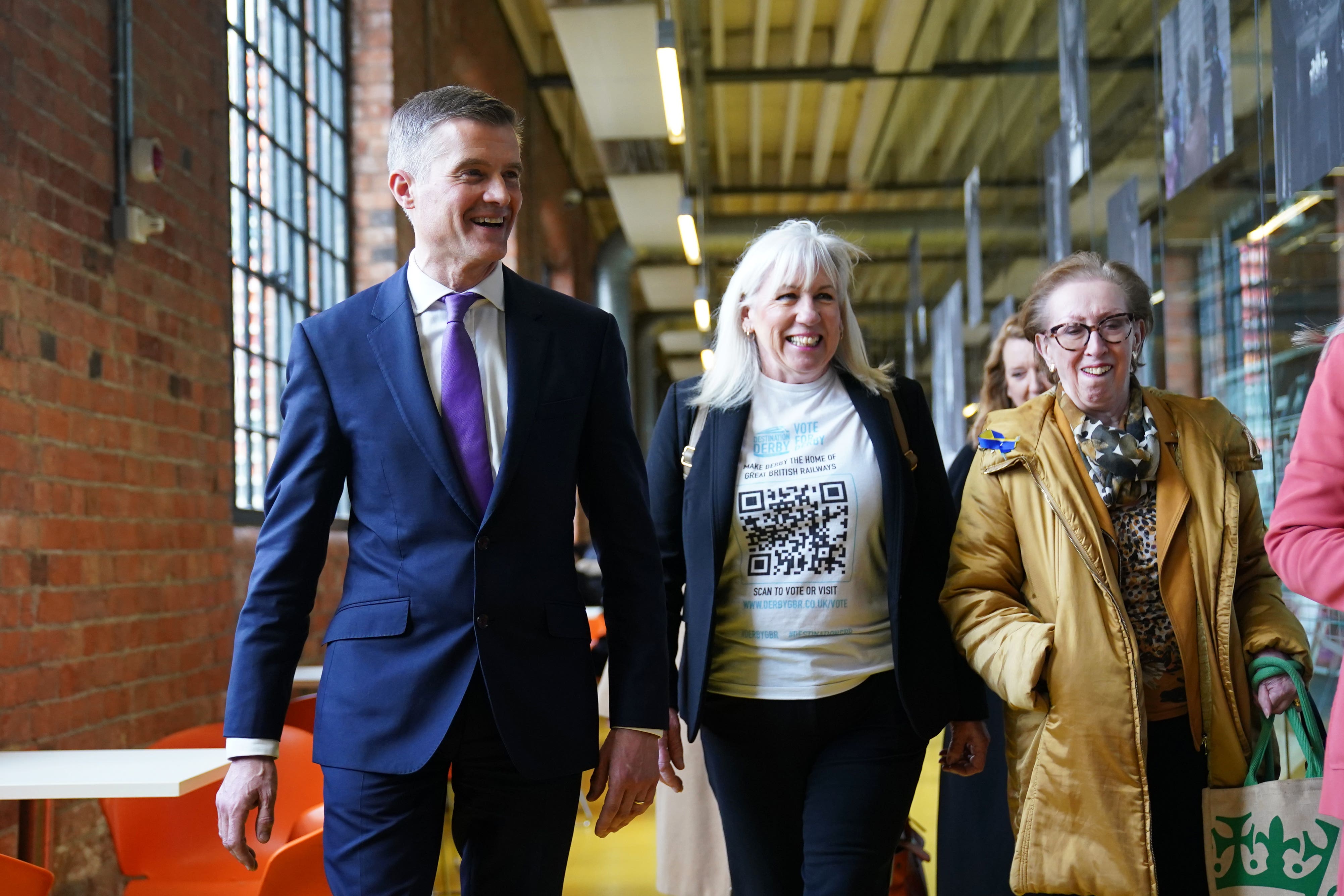 Amanda Solloway (centre), the MP for Derby North, has since repaid her penalty charge