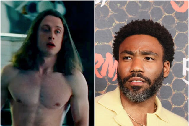 <p>Rory Culkin (left) in ‘Swarm’ and Donald Glover</p>