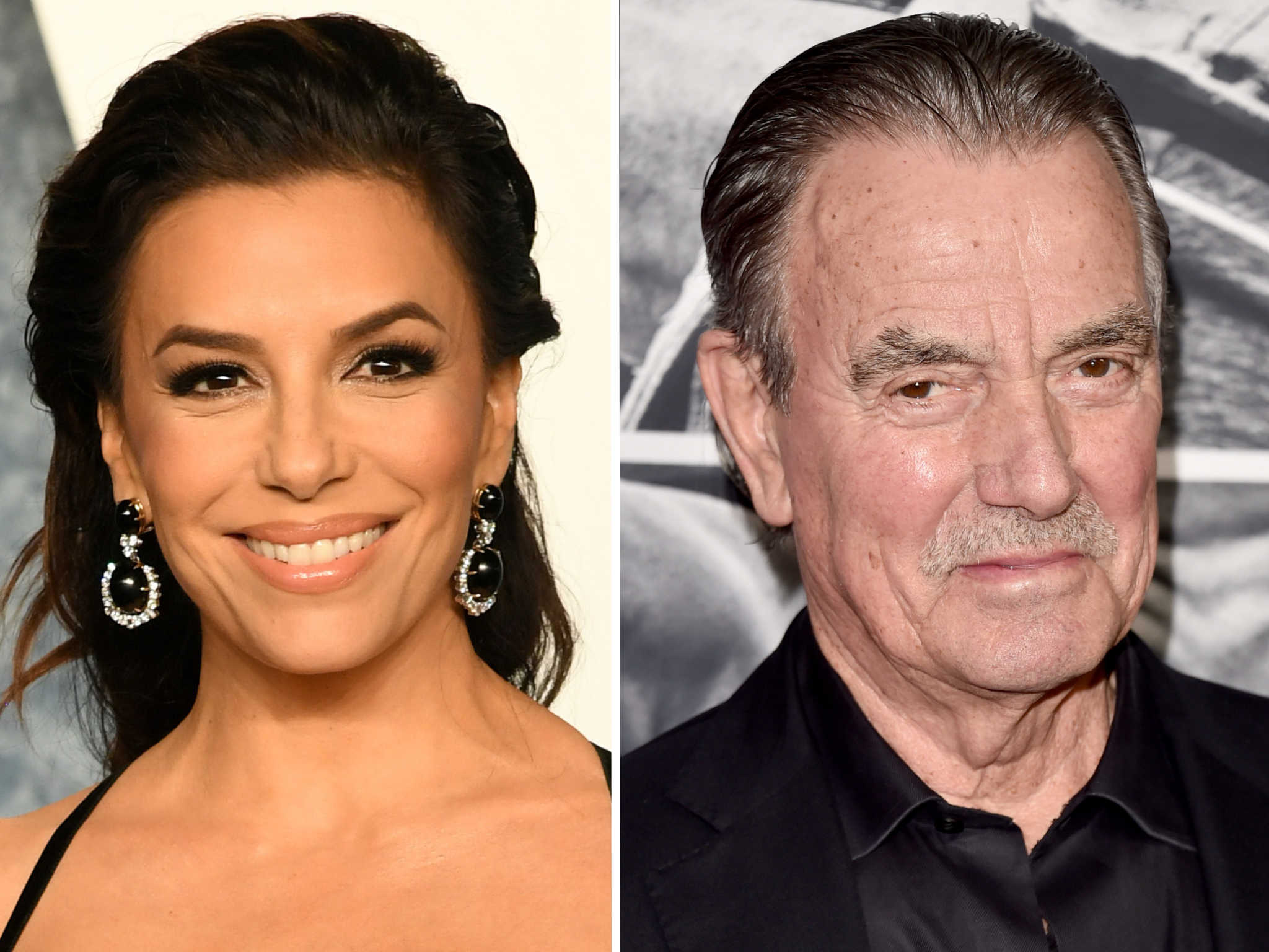<p>Eva Longoria and Eric Braeden</p>