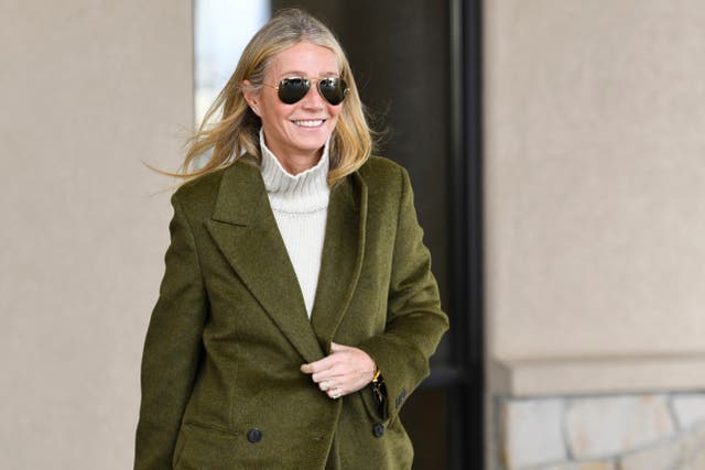 <p>Actor Gwyneth Paltrow leaves the courthouse, Tuesday, 21 March 2023, in Park City, Utah</p>