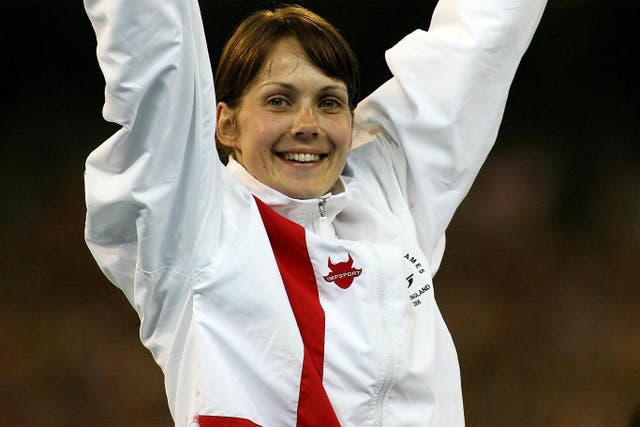 On this day in 2006, England’s Kelly Sotherton won gold in the heptathlon at the Commonwealth Games (Gareth Copley/PA)