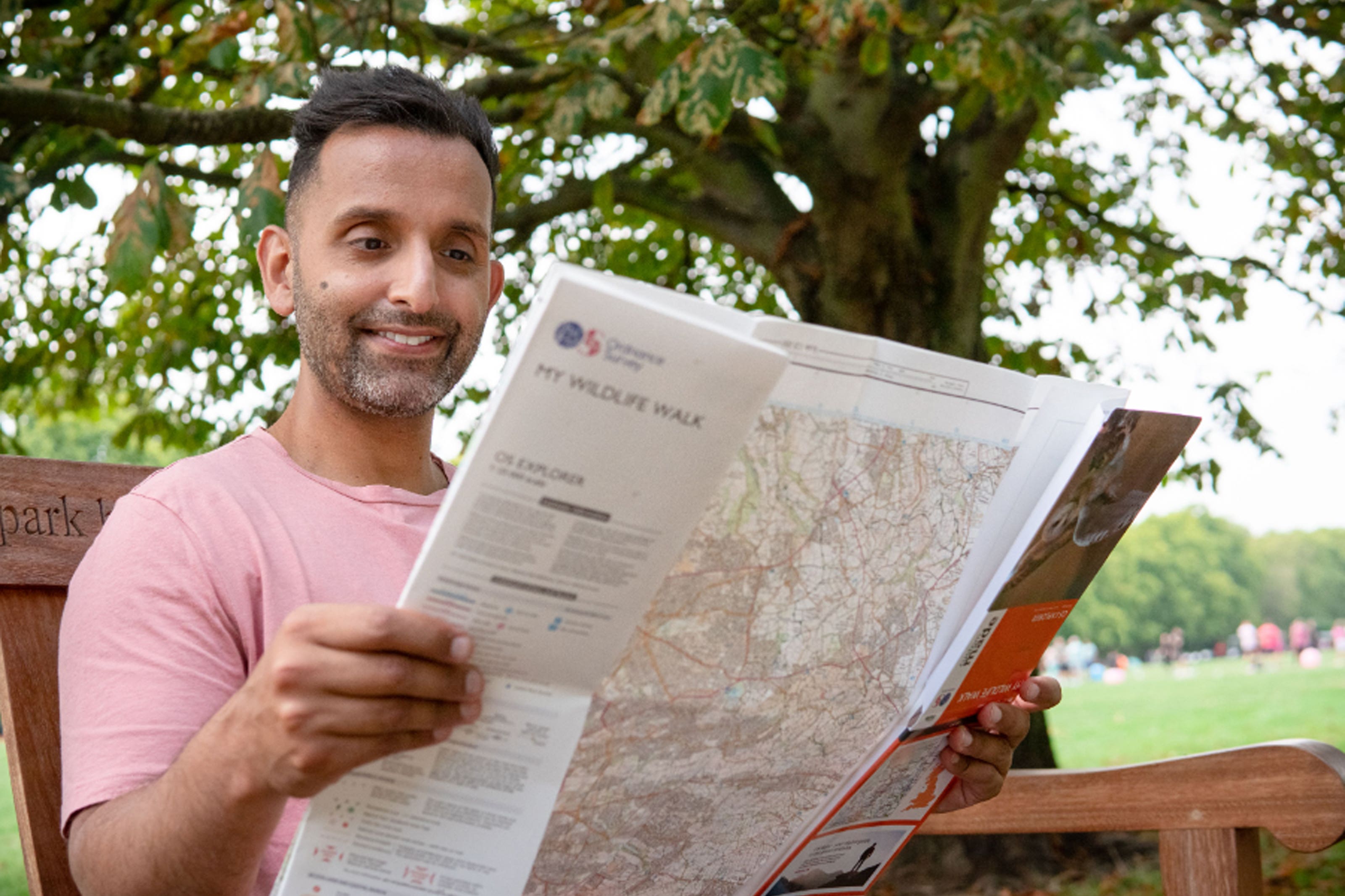 TV’s Dr Amir Khan is a big advocate for time in nature (Ordnance Survey/PA)