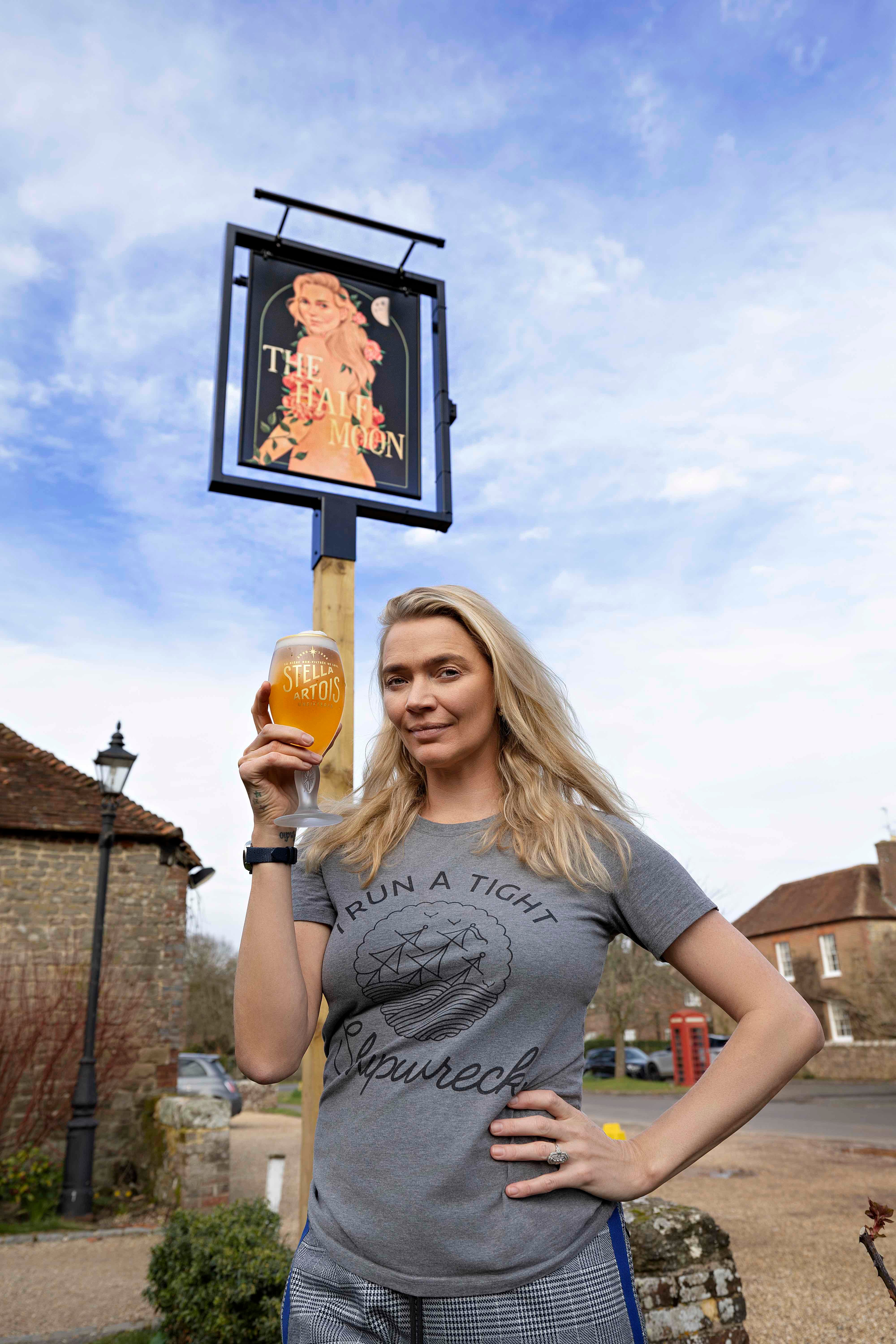 “My pub is fittingly called The Half Moon, and I can’t wait to see the new sign in all its glory - all for a good cause.”