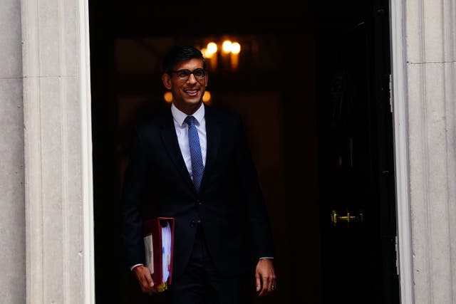 Rishi Sunak is facing a rebellion from Tory MPs over his Northern Ireland deal (Victoria Jones/PA)