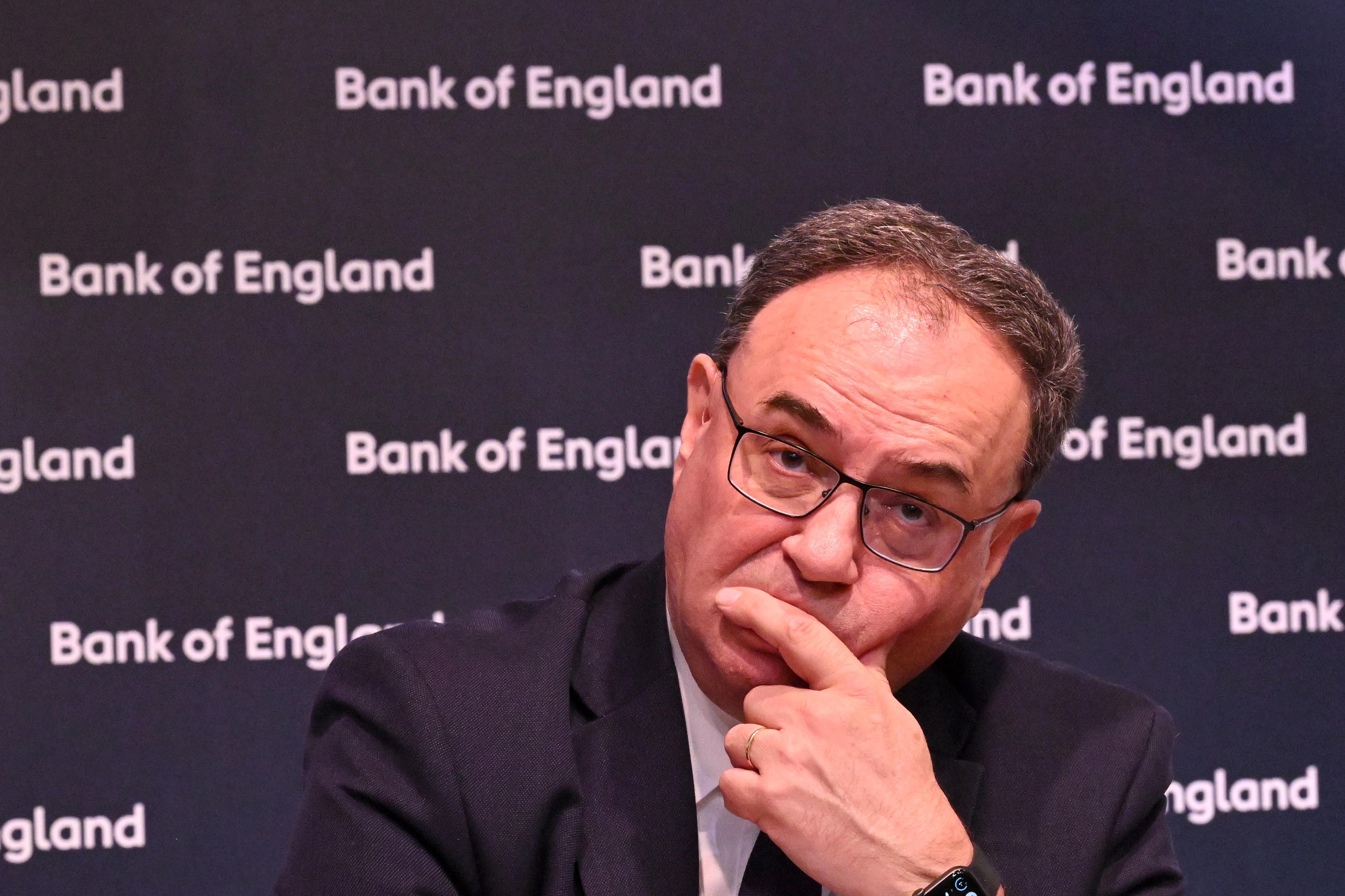 Governor of the Bank of England, Andrew Bailey (Leon Neal/PA)