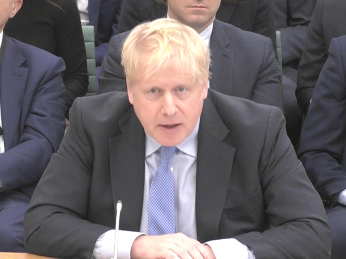 Boris Johnson – live: Ex-PM says ‘completely wrong’ to think he was partying during lockdown