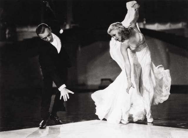 <p>Fred Astaire and Ginger Rogers in ‘Swing Time’ from 1936</p>
