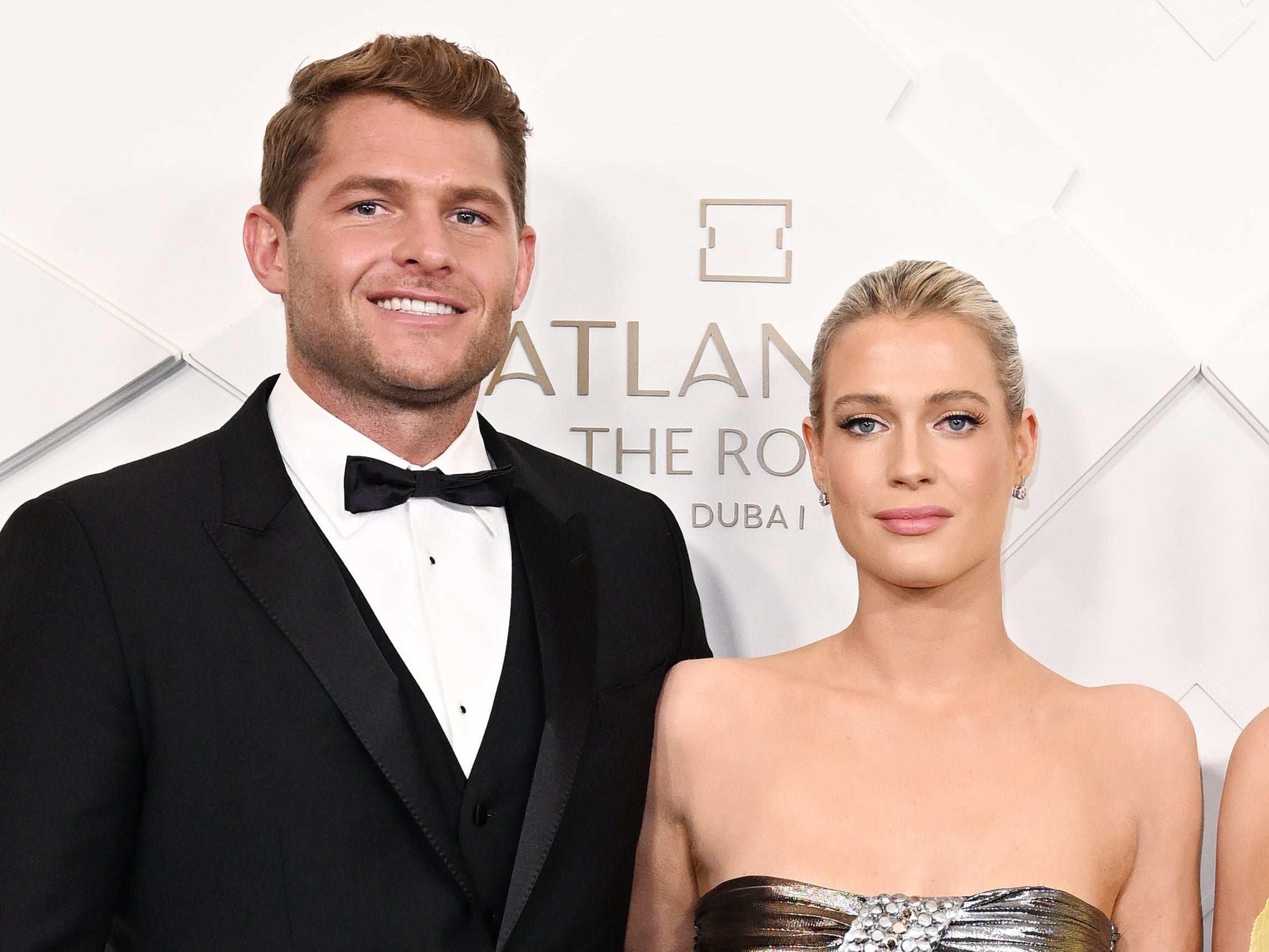 Greg Mallett and Lady Amelia Spencer attend the Grand Reveal Weekend for Atlantis The Royal, Dubai's new ultra-luxury hotel on January 21, 2023 in Dubai