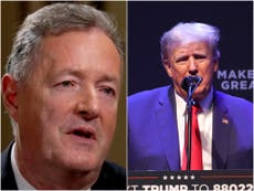 Piers Morgan attacked by Donald Trump over Ron DeSantis interview