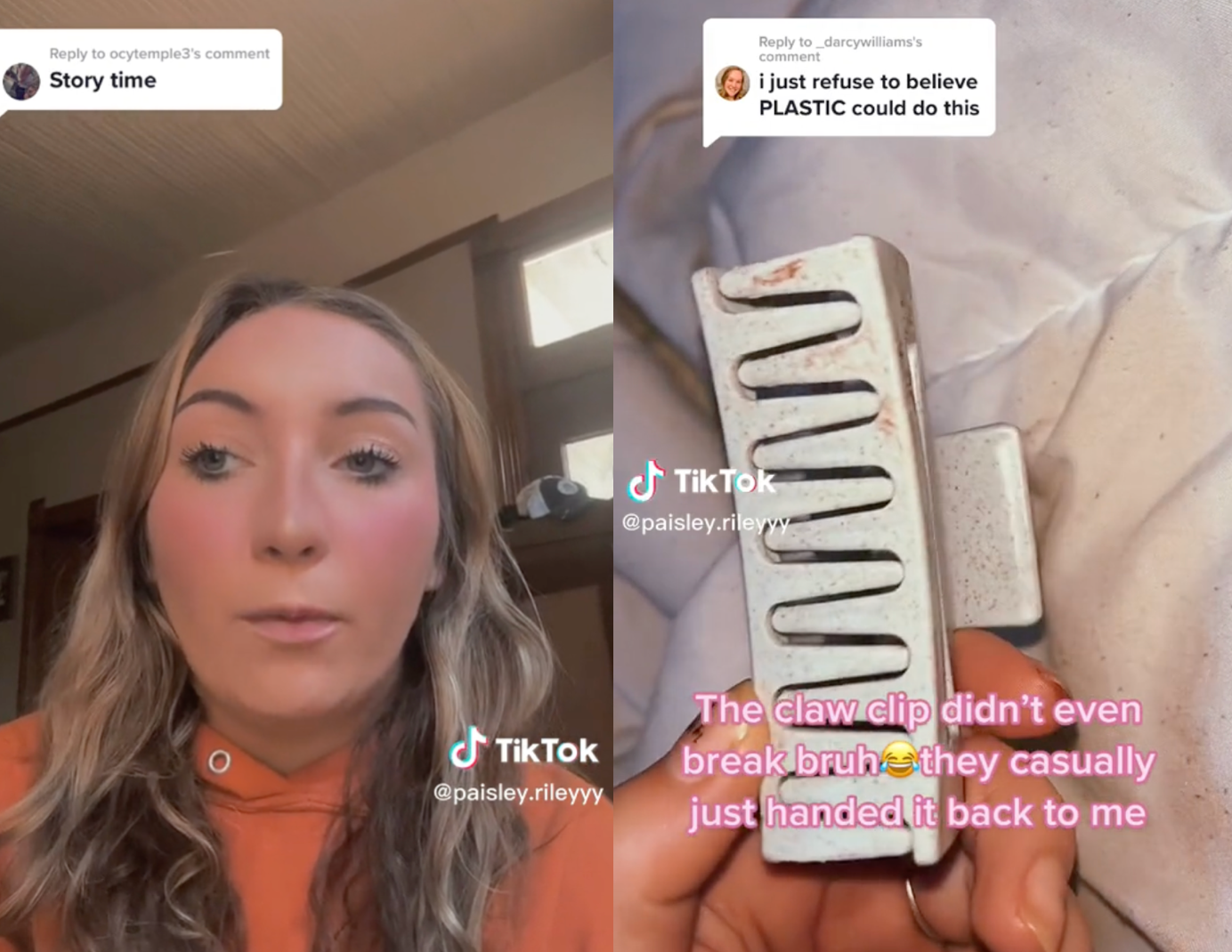 Woman Reveals How Hair Claw Clip Lodged Into Her Head The Independent   Claw Clip Tiktok 