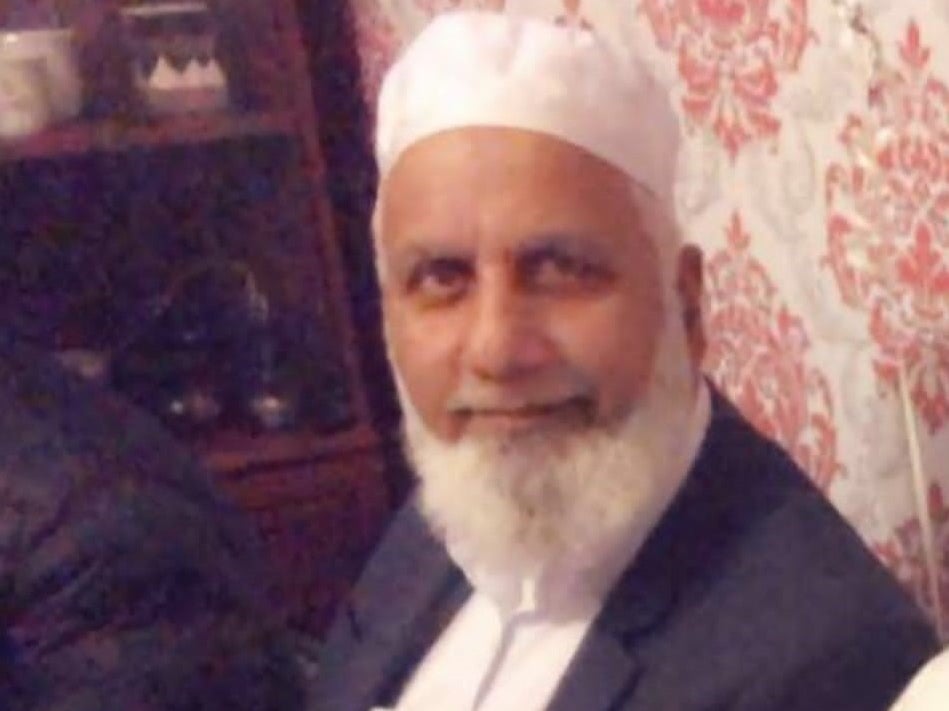 Mohammed Rayaz was set on fire as he walked home from Dudley Road Mosque